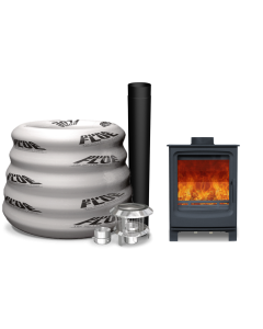 Woodford Carrington 5kw MF Stove and 10 M  5 inch 316  liner pack 