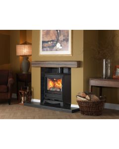 Charlton & Jenrick Purevision Classic 5KW Wide Slimline Freestanding Multi- Fuel Stove Showroom Exclusive 