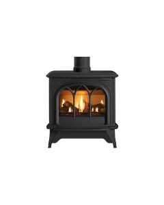 Gazco  Huntingdon 40 Gas - Mat Black Logs Balanced Flue 