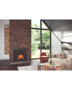 SHOWROOM EXCLUSIVE Stovax Huntingdon 40 8kw Woodburning Mat Black 
