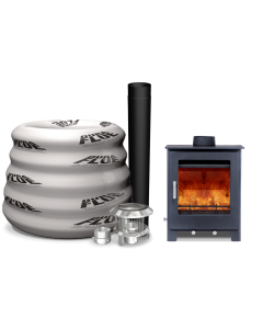 Woodford Lowry 5X  5kw MF Stove and 10 M  5 inch 316  liner pack 