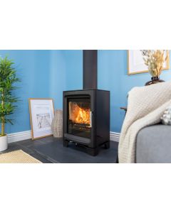 Charlton & Jenrick Purevision BPV5 Slimline Freestanding Multi- Fuel Stove Showroom Exclusive 
