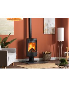 Charlton & Jenrick Purevision BPVR Cylinder 5KW Multi- Fuel Stove Showroom Exclusive 