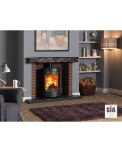 Charlton & Jenrick Purevision BPVR Cylinder 5KW Multi- Fuel Stove Showroom Exclusive 