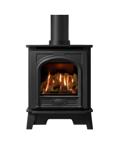 Gazco Stockton 5 Mat Black Coals, Conventional  Flue Natural Gas, LPG