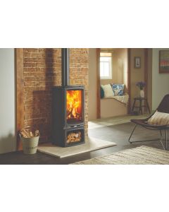 Stovax Vogue Midi T Multi-fuel   Eco Stove with Cast iron Top Plate 