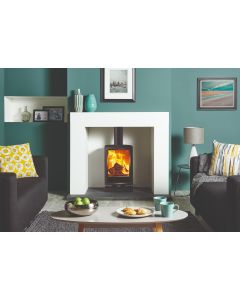 Stovax Vogue Small T Woodburning Eco Stove with Cast iron Top Plate 