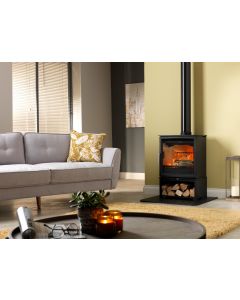 charlton and Jenrick Woodtec 5kw  Wide DEEP Wood burning stove Showroom Exclusive 